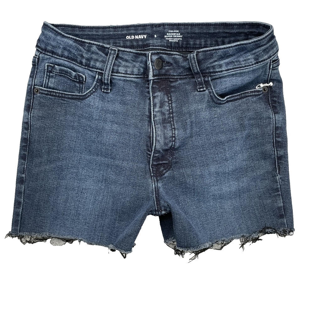 Old Navy Denim Jean Shorts Women's 8 Daisy Duke Grunge Cut Off Y2K 90's Summer